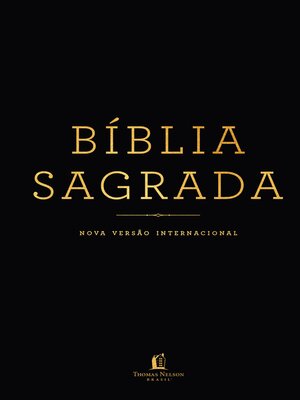 cover image of Bíblia NVI, Capa Dura, Preta, Econômica, Clássica